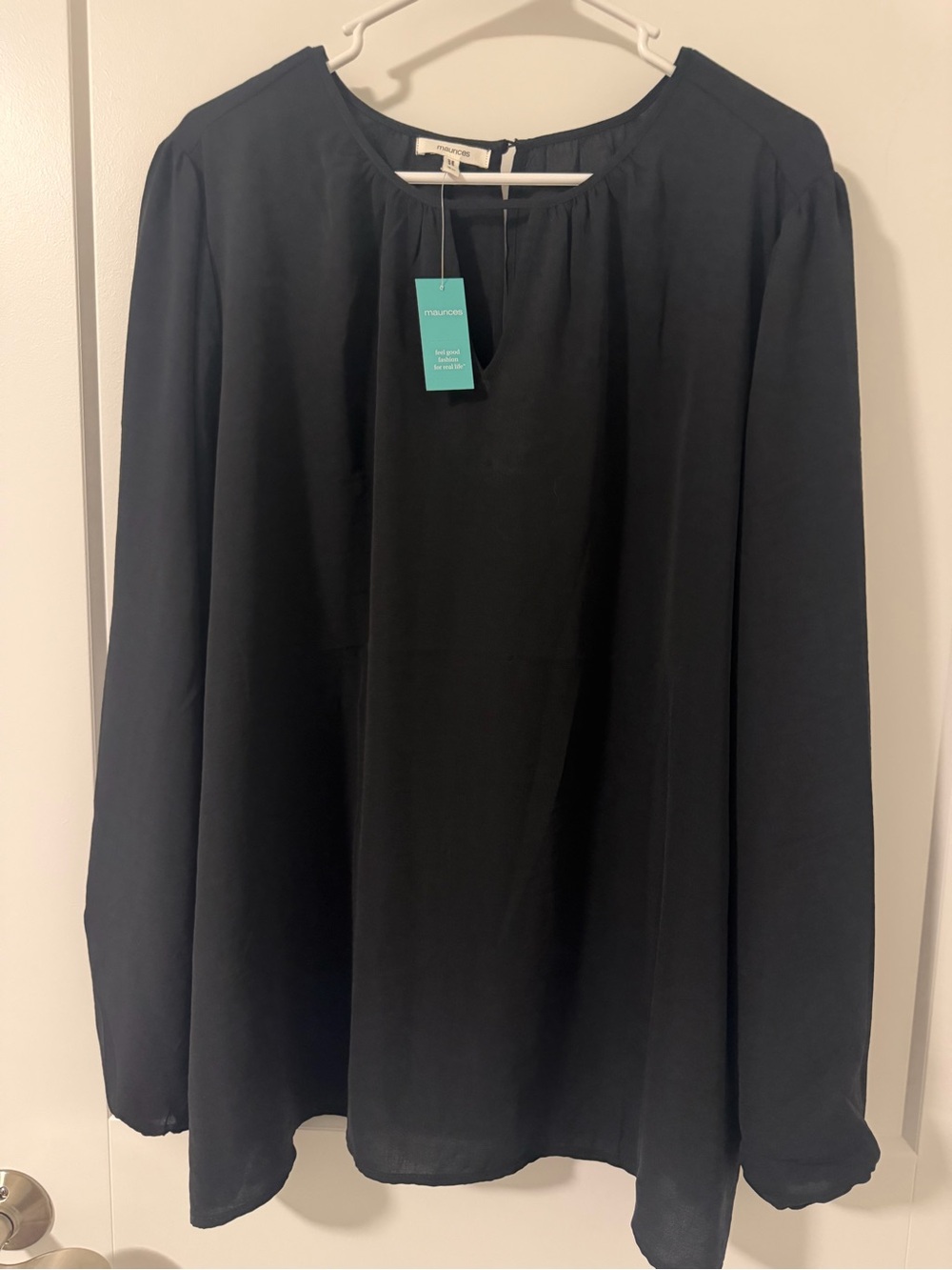 2 Women’s Maurice’s Long Sleeved Dressy Shirts 3x - Picture 2 of 3